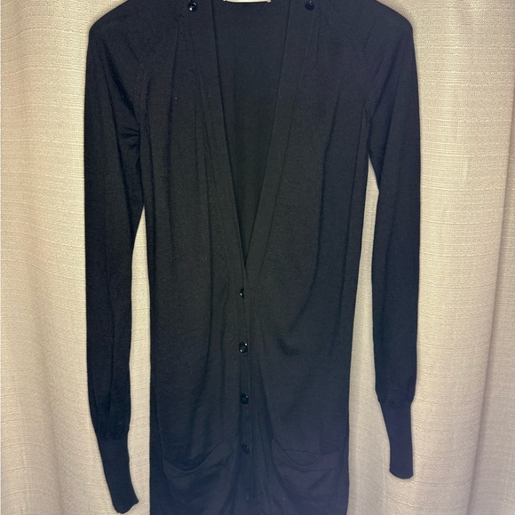Yves Saint Laurent Sweaters - Yves Saint Laurent black Knitwear cardigan